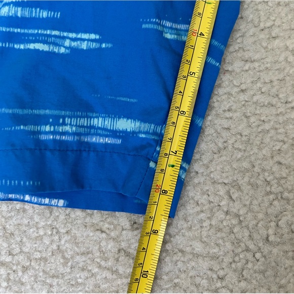 Columbia Mens Blue Swim Trunks Lined  Shorts Size M Belted Omni Shade - Picture 8 of 10